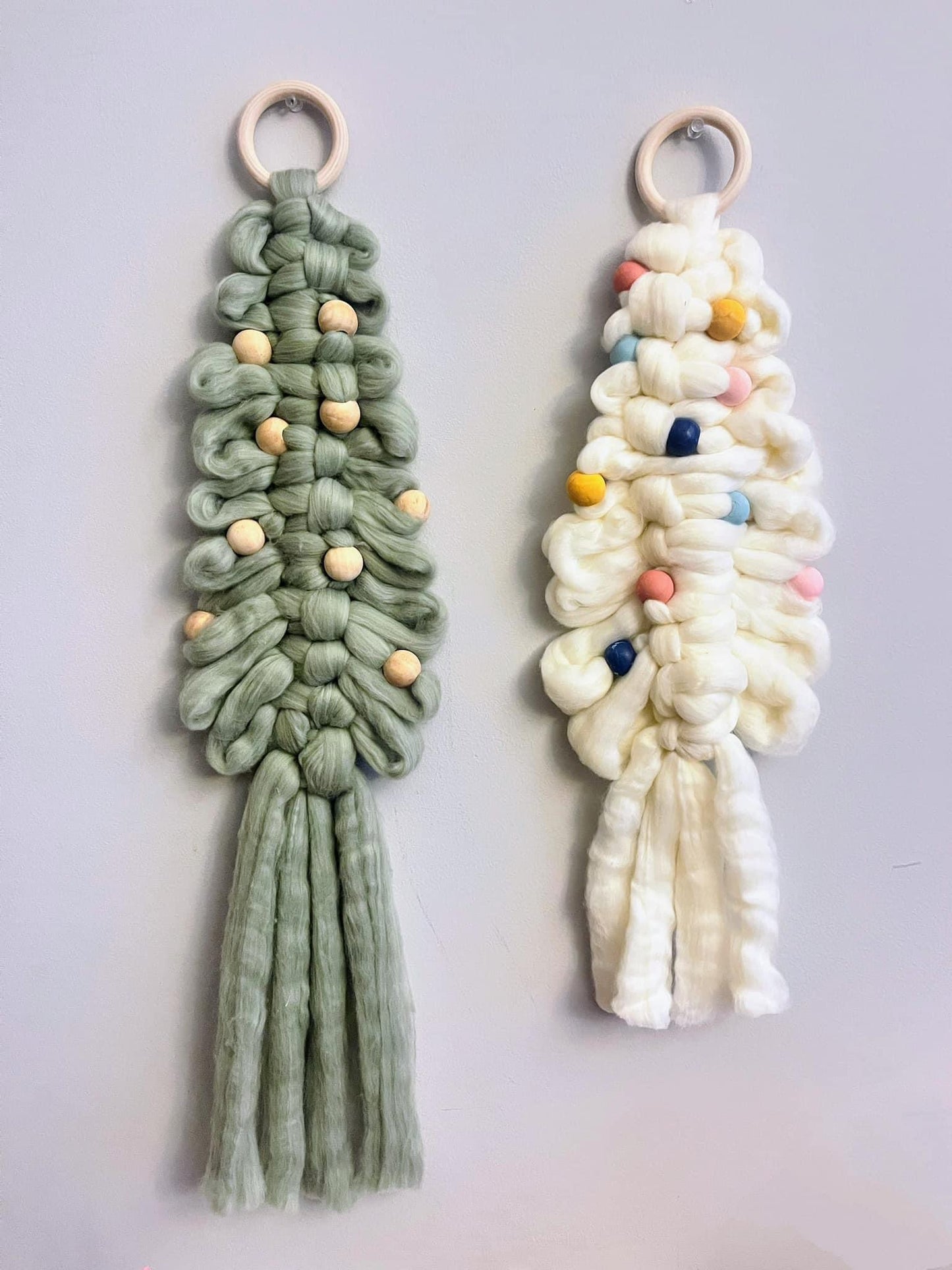 Wool Christmas Tree Wall Hanging