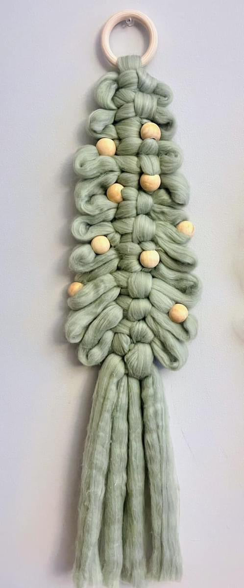 Wool Christmas Tree Wall Hanging