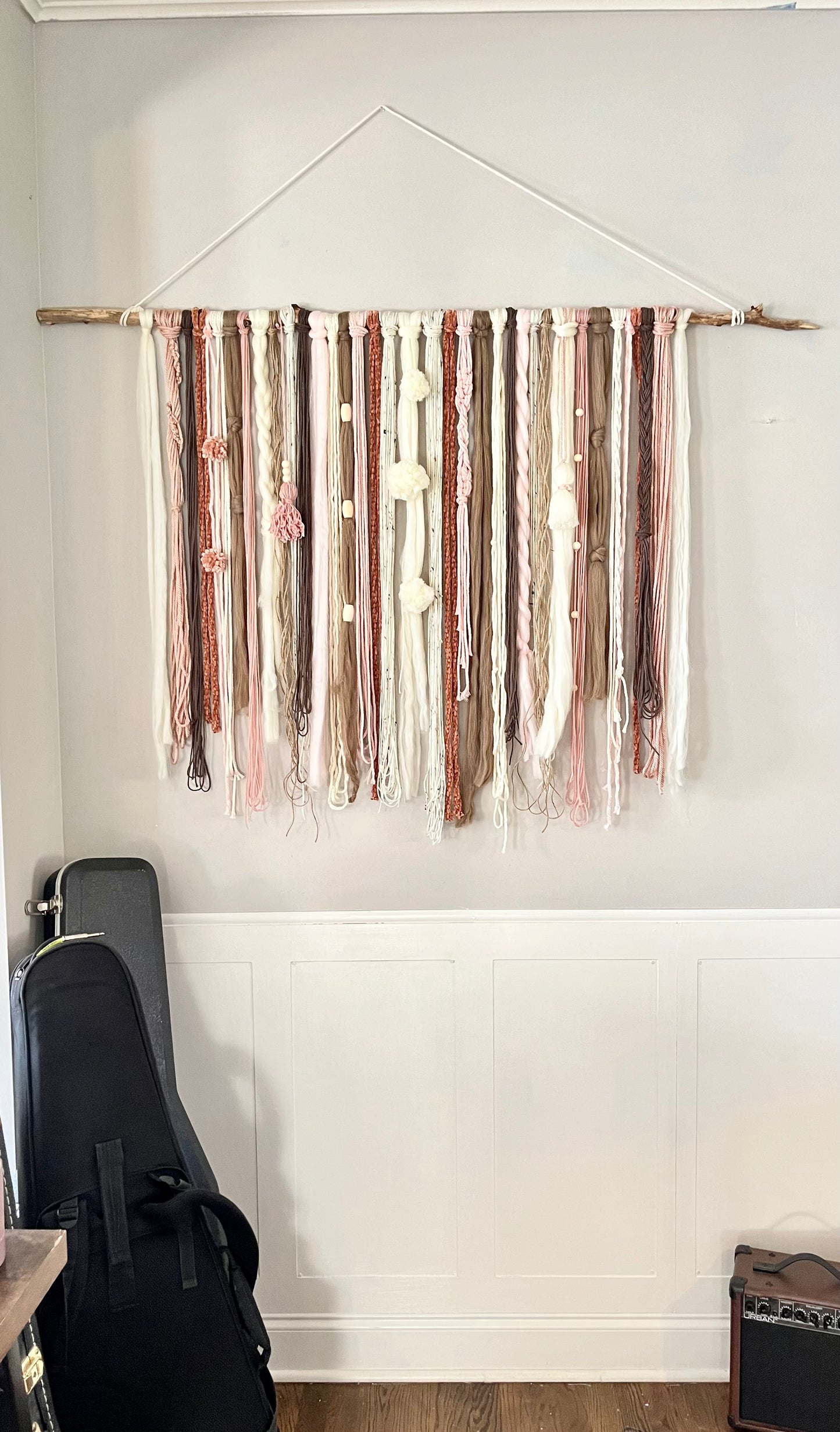 Coffee & Rose Large-Scale Wall Hanging