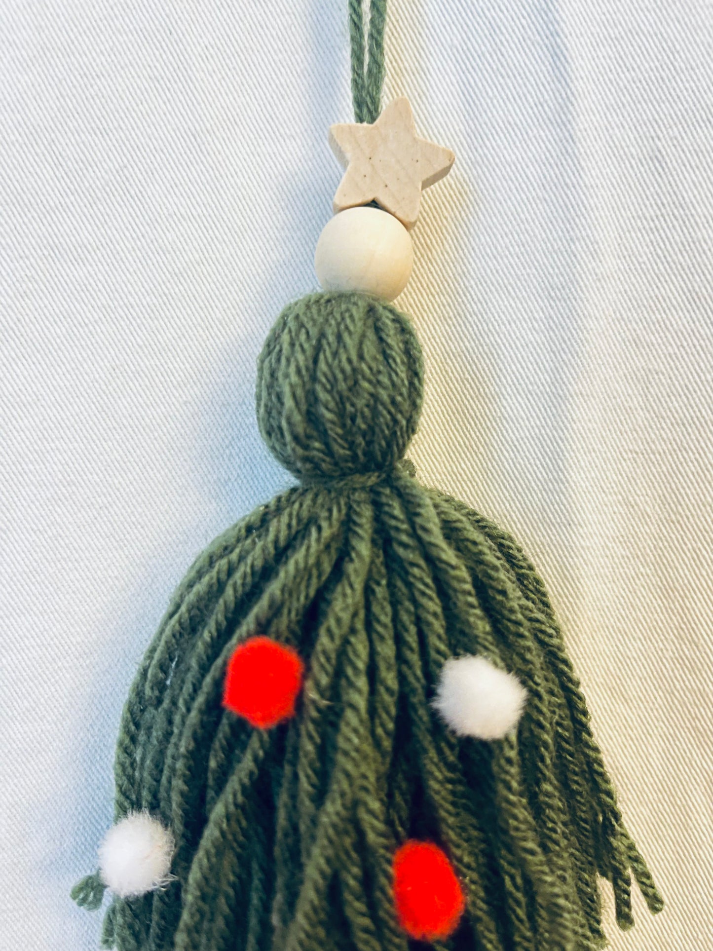 Christmas Tree Tassel Ornament