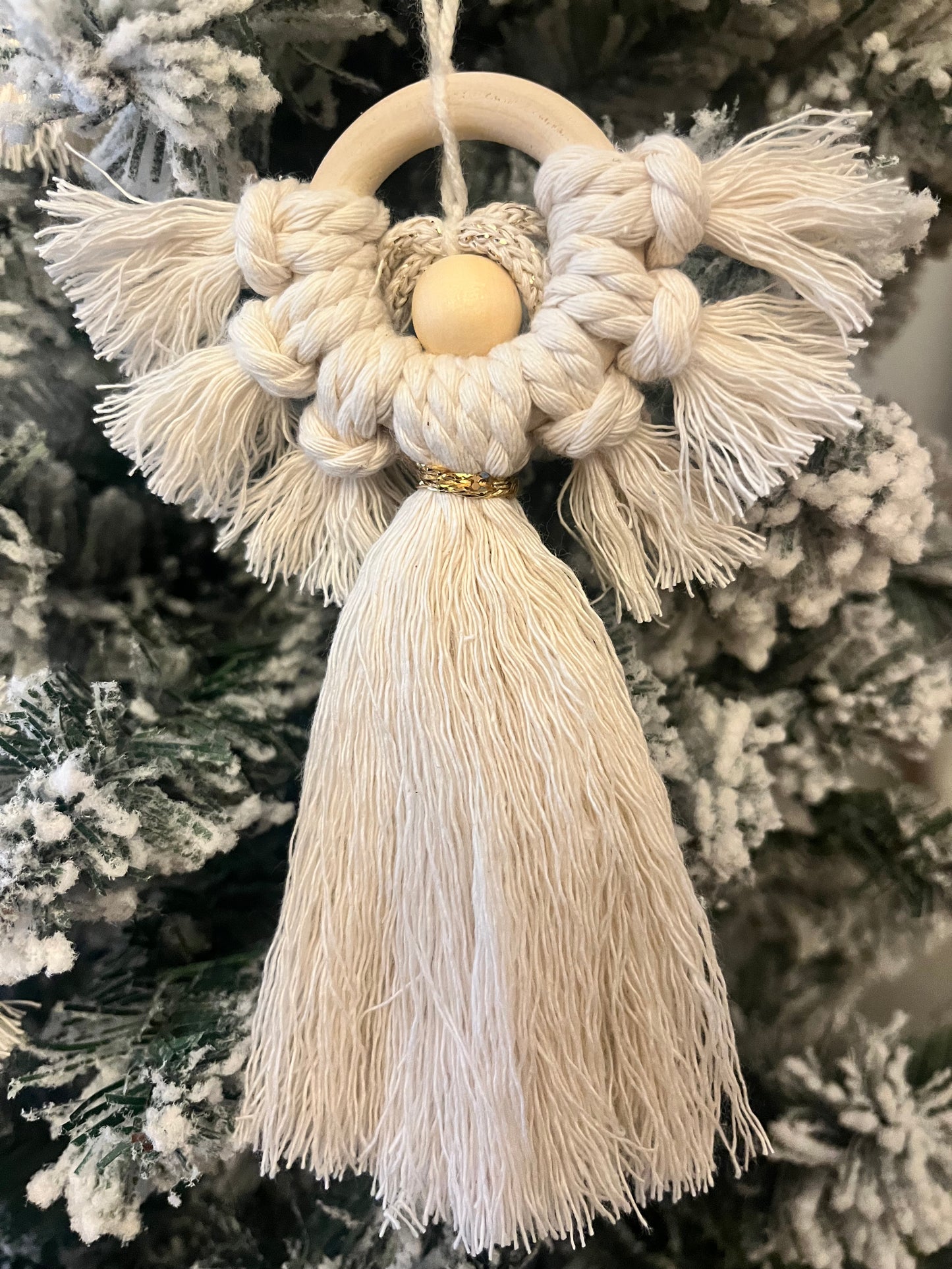 Angel Macrame Ornament